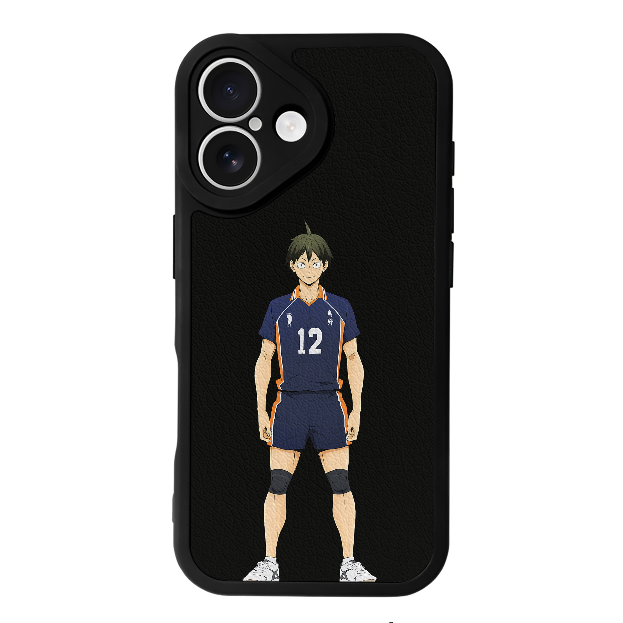 （画像用） ハイキュー!! Haikyu!! 【iPhone 16シリーズ対応】シリコンスマホケース（レザー調） 材質：シリコン
